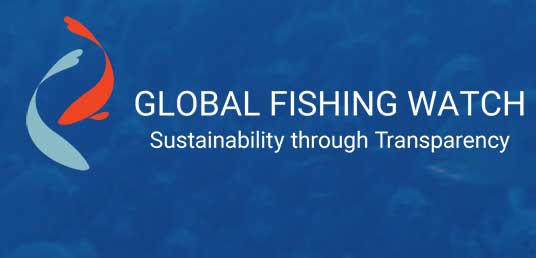Illegal fishing, satellite data, real-time tracking, map
